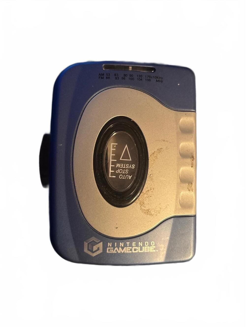 Rare 2002 Nintendo GameCube AM/FM Cassette Player Y2K